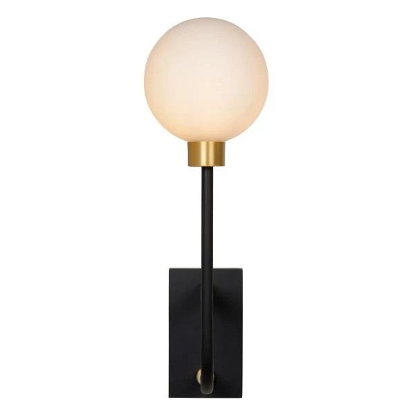 Lucide BEREND - Wall light Bathroom - 1xG9 - IP44 - Black - detail 3